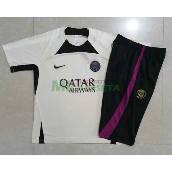 Camiseta de Entrenamiento PSG 2023/2024 Beige/Negro