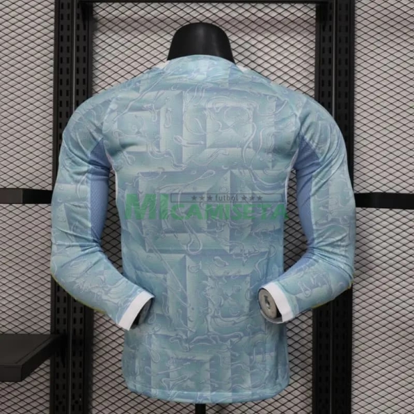 Camiseta Juventus Segunda Equipación 2025/2026 ML Turquesa (EDICIÓN JUGADOR)