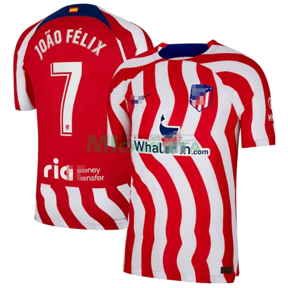 Camiseta João Félix 7 Atlético de Madrid Primera Equipación 2022/2023