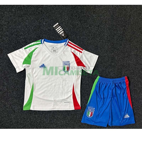 Camiseta Italia Segunda Equipación 2024 Niño Kit