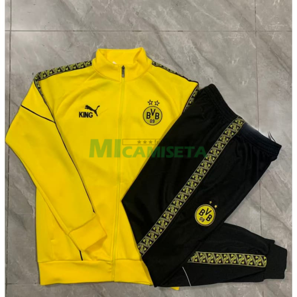 Chandal Borussia Dortmund 2025/2026 Niño Amarillo con Estampado en Manga