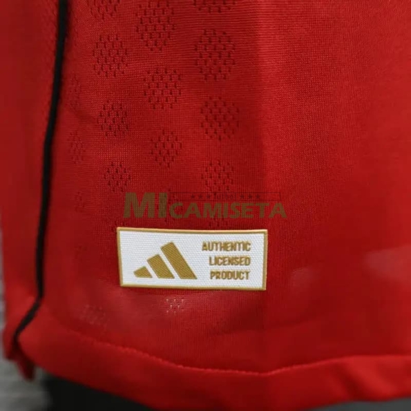 Camiseta Manchester United Primera Equipación 2025/2026 ML Rojo (EDICIÓN JUGADOR)