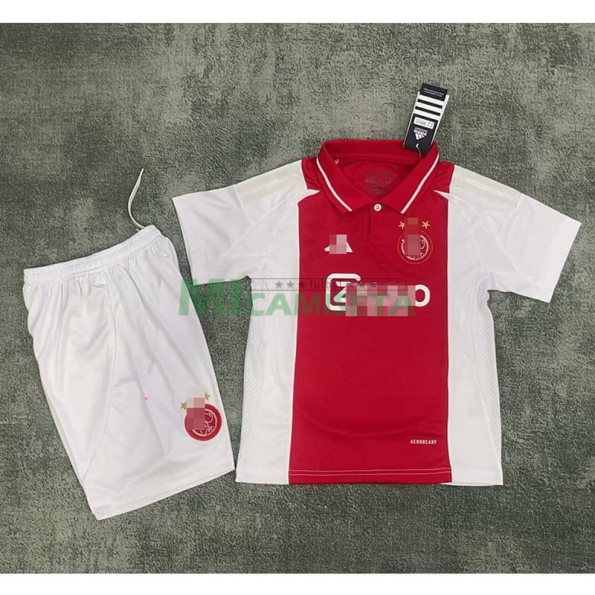 Camiseta Ajax de Ámsterdam Primera Equipación 2024/2025 Niño Kit