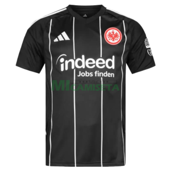 Camiseta Eintracht Fráncfort 2025/2026 Negro/Blanco Edición UCL