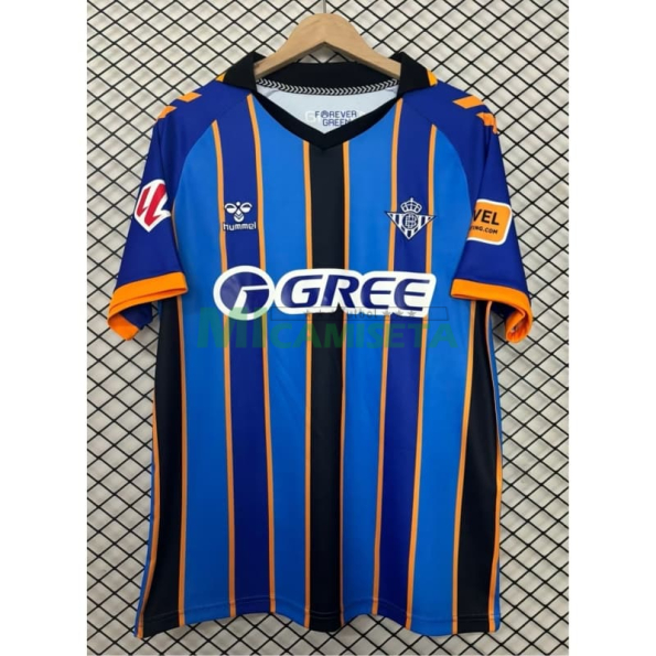 Camiseta de Portero Real Betis 2025/2026 Azul/Dorado con Parche La Liga