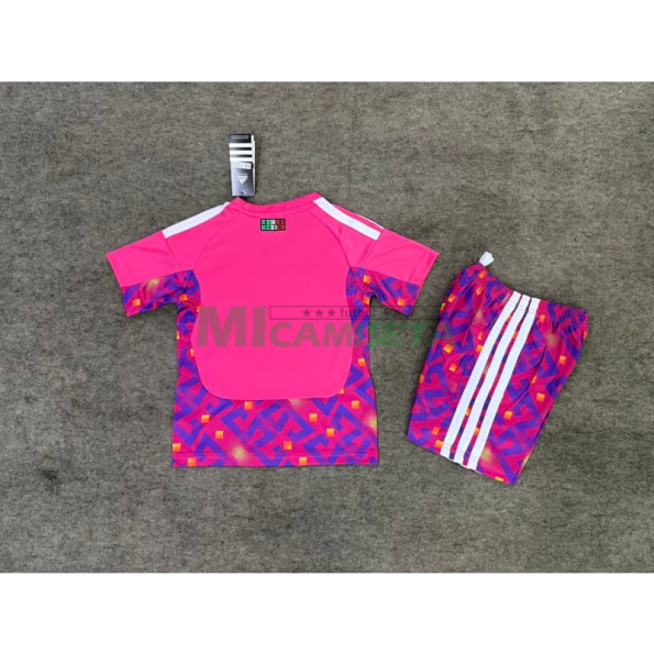 Camiseta de Portero México Primera Equipación Mundial 2026 Rosa Niño Kit