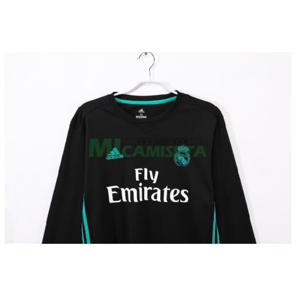 Camiseta Real Madrid Segunda Equipación Retro 2017/18 ML
