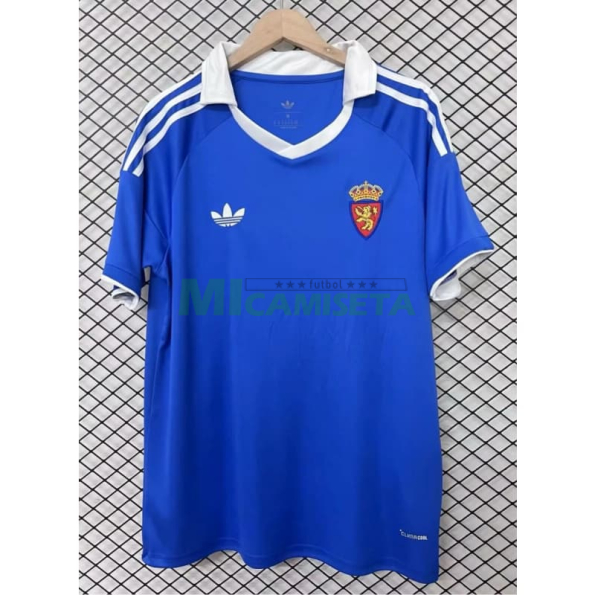 Camiseta Real Zaragoza 2025/2026 Azul Versión Retro