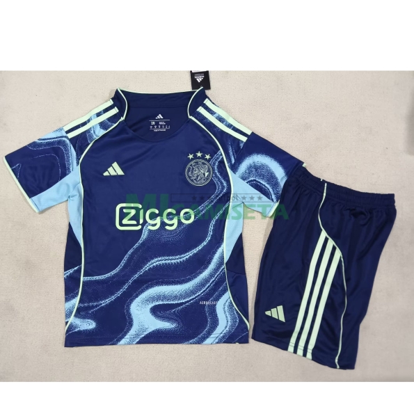 Camiseta Ajax Segunda Equipación 2025/2026 Azul