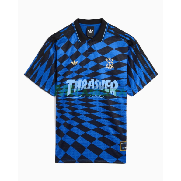 Camiseta Argentina x Thrasher 2026 Edición Especial Azul