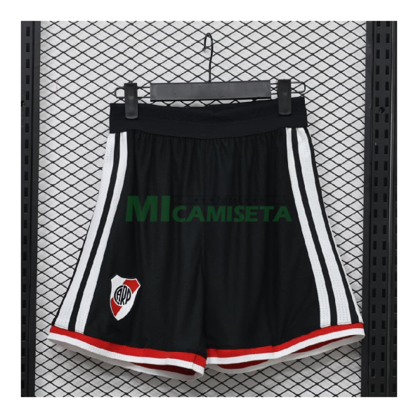 Pantalón Corto Plate River Primera Equipación 2026/2027 Negro (EDICIÓN JUGADOR)