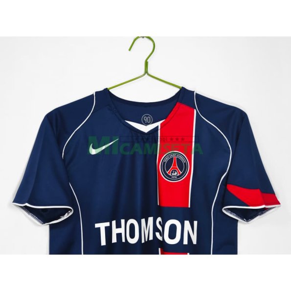 Camiseta PSG Primera Equipación Retro 2004/05 Azul/Rojo