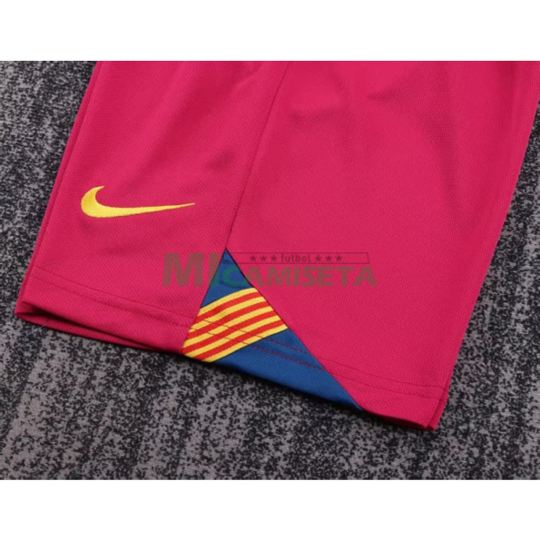 Camiseta Barcelona Primera Equipación Retro 2005/06 ML Rojo/Azul Niño Kit