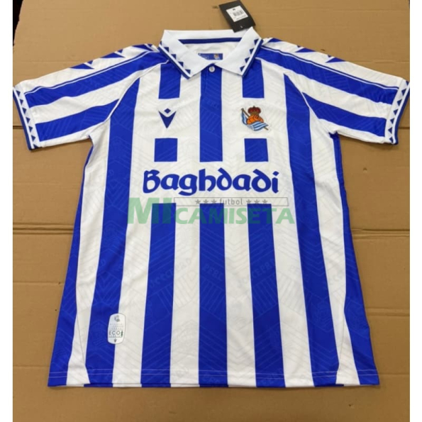 Camiseta GUEDES 11 Real Sociedad 2025/2026 Azul/Blanco Versión Retro