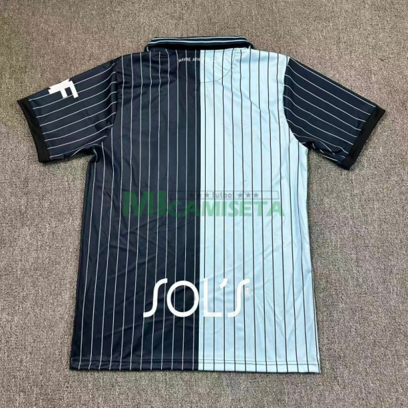 Camiseta Le Havre Primera Equipación 2025/2026 Azul Marino/Azul Cielo