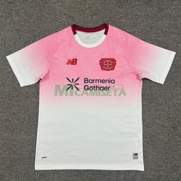 Camiseta Leverkusen Segunda Equipación 2025/2026 Rosa/Blanco
