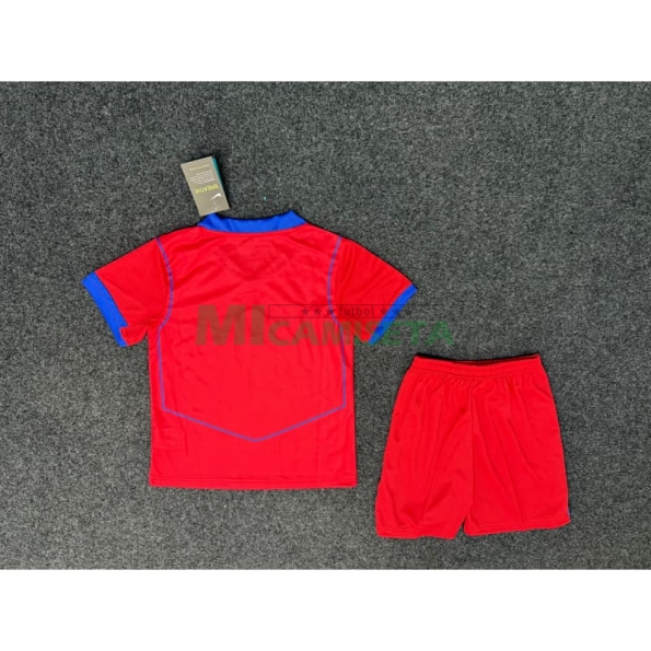 Camiseta PSG Tercera Equipación 2025/2026 Rojo Niño Kit