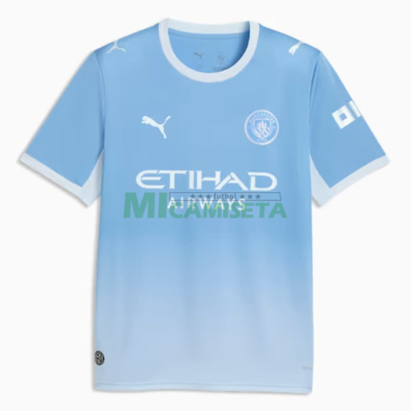 Camiseta Manchester City Primera Equipación 2026/2027 Azul/Blanco