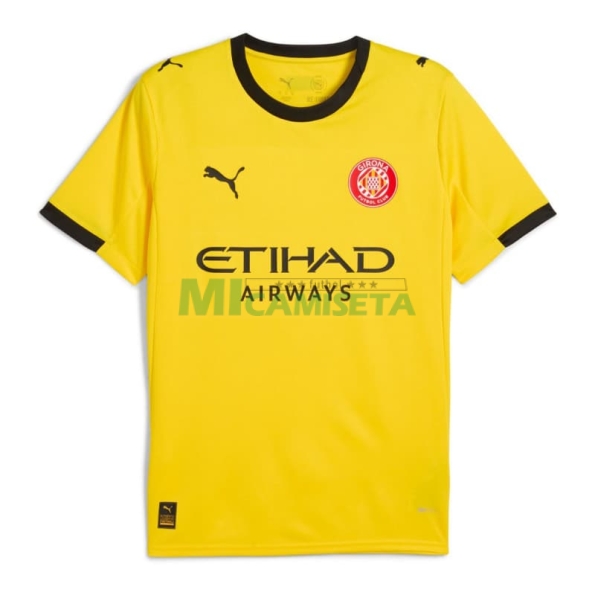 Camiseta Girona Segunda Equipación 2025/2026 Amarillo