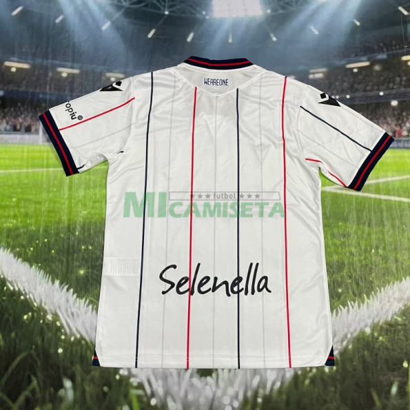 Camiseta Bologna Segunda Equipación 2025/2026 Blanco