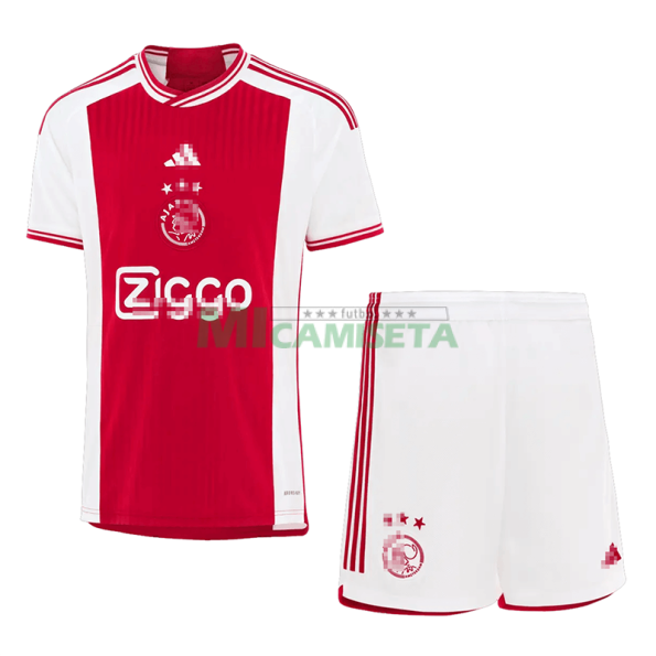 Camiseta Ajax de Ámsterdam Primera Equipación 2023/2024 Niño Kit