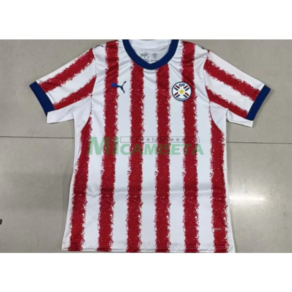 Camiseta Paraguay Primera Equipación Mundial 2026 Rojo/Blanco