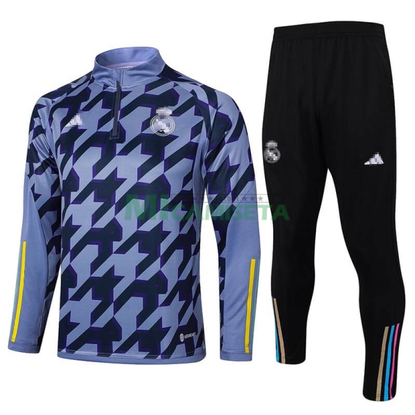 Sudadera de Entrenamiento Real Madrid 2024/2025 Gris/Negro