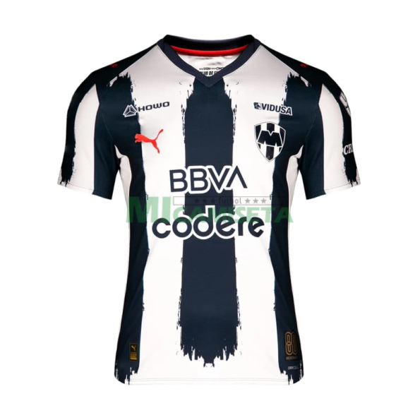 Camiseta SERGIO RAMOS 93 Monterrey Primera Equipación 2025/2026 Blanco/Azul Marino