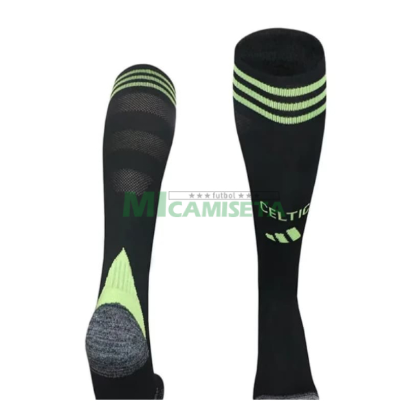 Camiseta Celtic Segunda Equipación 2025/2026 Negro/Verde Niño Kit