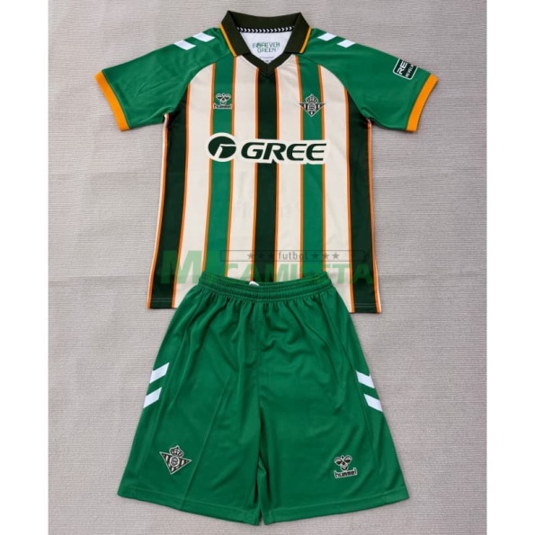 Camiseta Real Betis 2025/2026 Edición Especial Niño Kit Verde/Blanco/Naranja