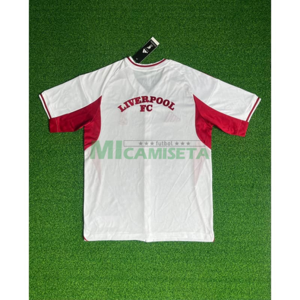 Camiseta Liverpool 2025/26 Baseball Shirt Blanco