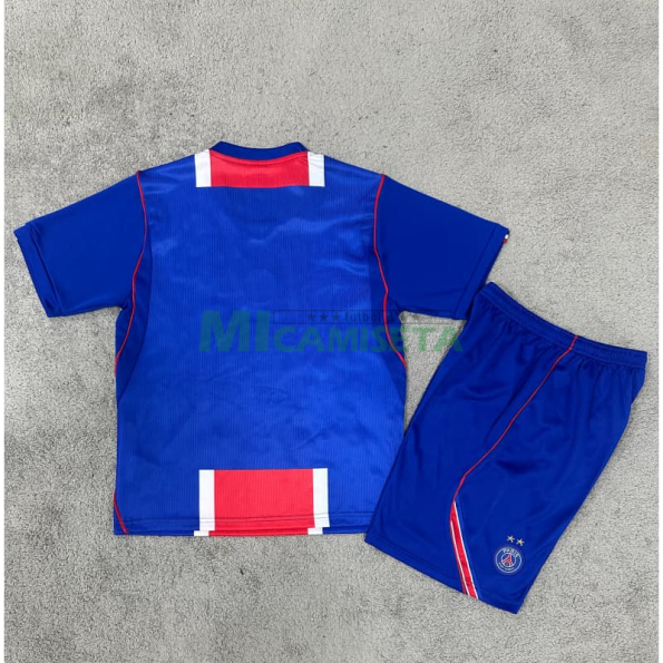 Camiseta PSG Primera Equipación 2026/2027 Azul/Rojo con dos Estrellas Niño Kit