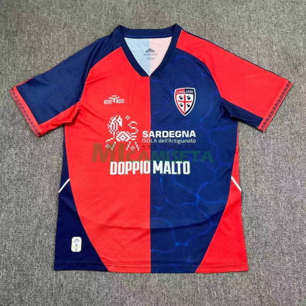 Camiseta Cagliari Calcio Primera Equipación 2025/2026 Rojo/Azul