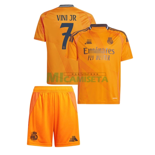 Camiseta Vini Jr. 7 Real Madrid Segunda Equipación 2024/2025