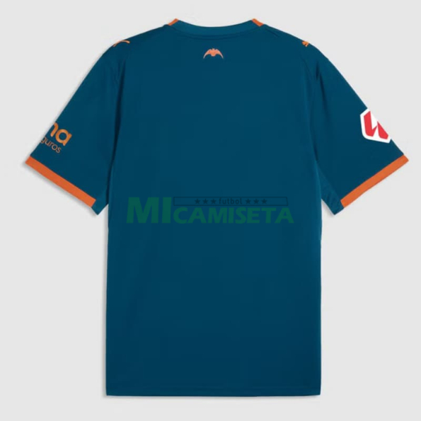 Camiseta Valencia Segunda Equipación 2026/2027 Azul con Parche La Liga