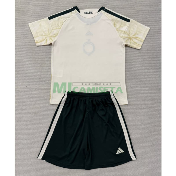 Camiseta Celtic Tercera Equipación 2026/2027 Beige Niño Kit