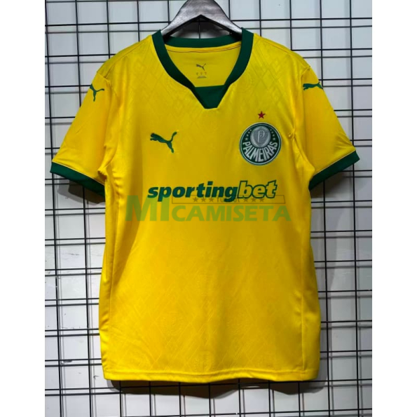 Camiseta Palmeiras Tercera Equipación 2025/2026 Amarillo