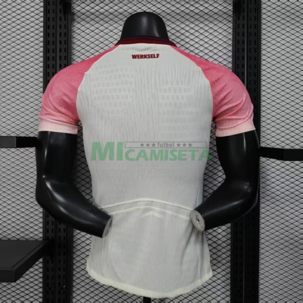 Camiseta Leverkusen Segunda Equipación 2025/2026 Rosa/Blanco (EDICIÓN JUGADOR)