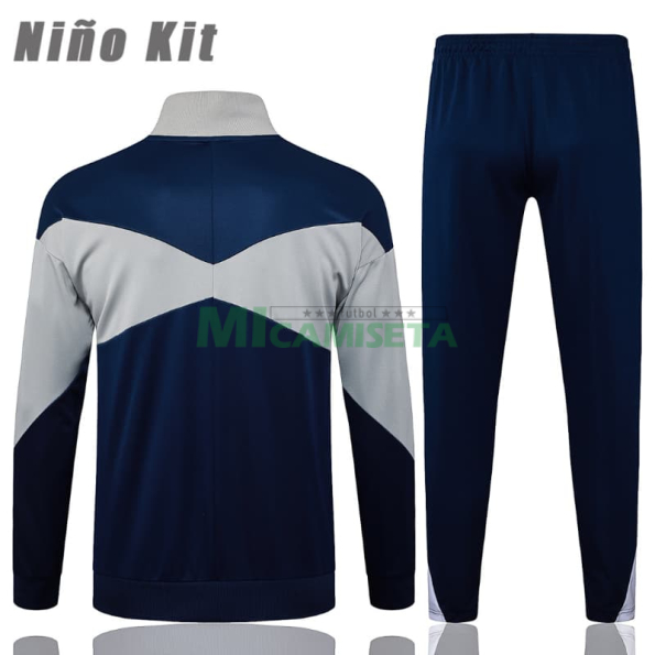 Chandal Tottenham Hotspur 2025/2026 Niño Azul Marino/Gris