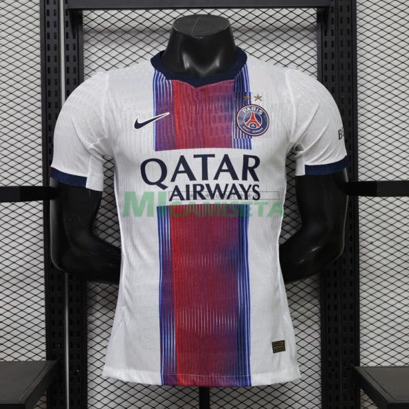 Camiseta PSG Segunda Equipación 2026/2027 Blanco con Dos Estrellas (EDICIÓN JUGADOR)