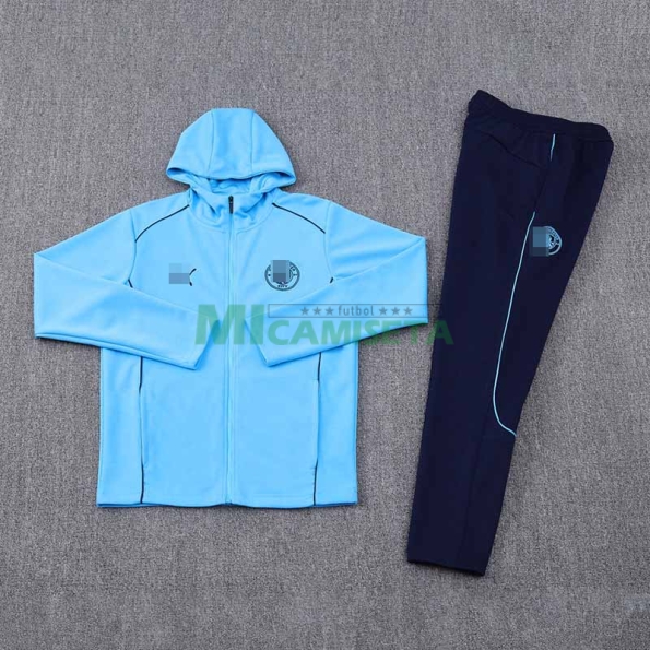 Chandal Manchester City 2024/2025 Con Capucha Azul