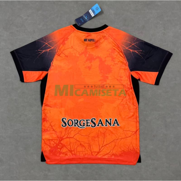 Camiseta Napoli 2025/2026 Edición Especial de Halloween Naranja