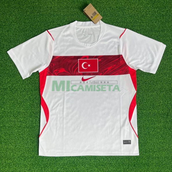 Camiseta Turquía Segunda Equipación Mundial 2026 Blanco