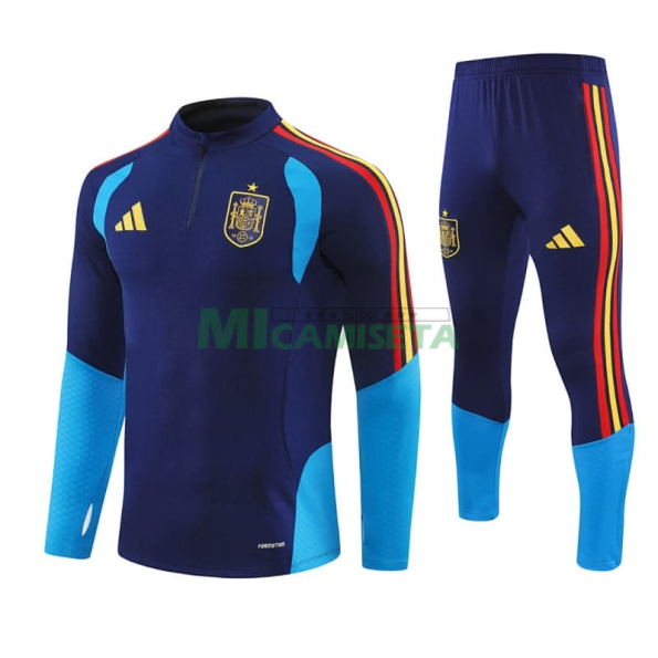 Sudadera de Entrenamiento España 2026 Kit Azul Oscuro