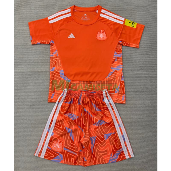 Camiseta de Portero Newcastle United 2026/2027 Naranja Niño Kit