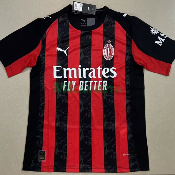Camiseta AC Milan Primera Equipación 2025/2026 Rojo/Negro