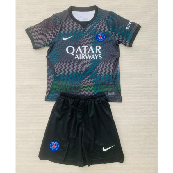 Camiseta de Portero PSG 2026/2027 Negro Niño Kit