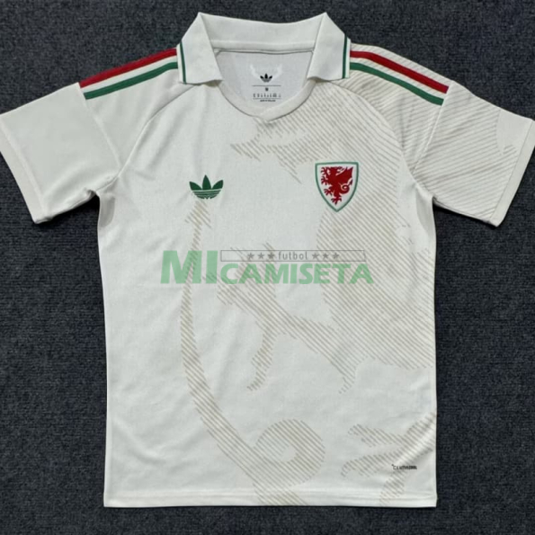 Camiseta Gales Segunda Equipación Mundial 2026 Blanco