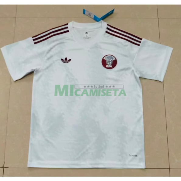 Camiseta Qatar Segunda Equipación Mundial 2026 Blanco