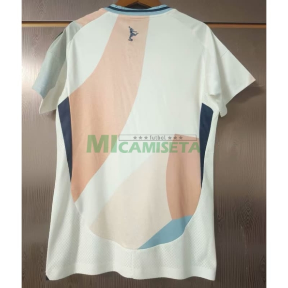Camiseta España Segunda Equipación la EURO Femenina 2025 Mujer Blanco/Beige